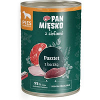 Produktbild von Pan Mięsko Nassfutter Pastete mit Ente für adulte Hunde getreidefrei 12 x 400 g - 12 x 400 g