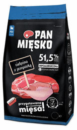PAN MIĘSKO Puppy Trockenfutter für Hunde Kalb mit Wachtel 3kg – Bild 1 von 1