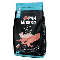 Produktbild von PAN MIĘSKO Puppy Trockenfutter für Hunde Pute mit Calamari 3kg