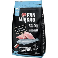 Produktbild von PAN MIĘSKO Trockenfutter Forelle und Huhn für adulte Katzen hypoallergen 10 kg