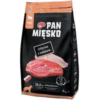 Produktbild von PAN MIĘSKO Trockenfutter für Hunde Adult Kalb und Truthahn hypoallergen 2x9kg