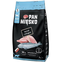 Produktbild von PAN MIĘSKO Trockenfutter Huhn und Forelle für adulte Katzen hypoallergen 5 kg
