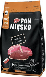 Pan Mięsko Trockenfutter Kalb und Ente für adulte Katzen hypoallergen 5 kg - 5 kg – Bild 1 von 4