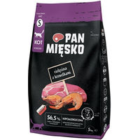 Produktbild von PAN MIĘSKO Trockenfutter Kalb und Garnelen für adulte Katzen hypoallergen 5 kg - 5 kg