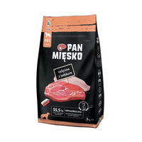 Produktbild von PAN MIĘSKO Trockenfutter Kalb und Pute für adulte Hunde XL hypoallergen 3 kg