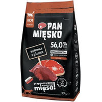 Produktbild von PAN MIĘSKO Trockenfutter Rind mit Hirsch für adulte Katzen hypoallergen 10kg