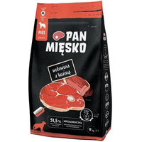Produktbild von PAN MIĘSKO Trockenfutter Rind und Ziegefleisch hypoallergen für adulte Hunde Mittel 9 kg - 9 kg