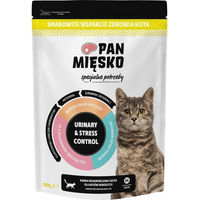 Produktbild von PAN MIĘSKO Trockenfutter Urinary & Stress Control mit Truthahn und Rind für adulte Katzen 800 g