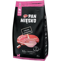 Produktbild von PAN MIĘSKO Trockenfutter Welpe XS Kalb Wachtel Huhn hypoallergen 20 kg
