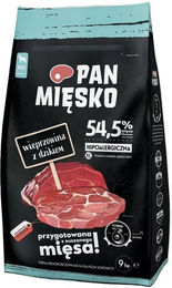 PAN MIĘSKO Trockenfutter Wildschwein mit Schweinefleisch für adulte Hunde XL 9 kg - 9 kg – Bild 1 von 3