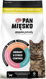 Produktbild von PAN MIĘSKO Urinary & Stress Control Katzen Diätfutter Pute 3 kg