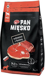 Produktbild von Pana Mięsko Hundefutter Adult Rind mit Ziege und Huhn Hypoallergen 3 kg
