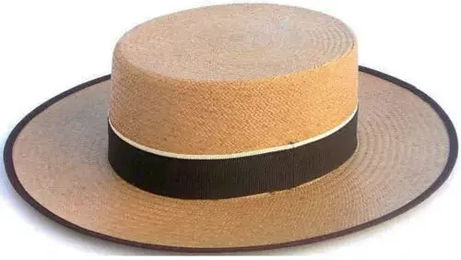 Produktbild von Panama Hut Olivi für Damen und Herren in Beige und Braun Größe 59 cm
