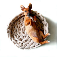 Produktbild von PANAPUFA Luxus-Hundebett aus Big Cotton handgefertigt