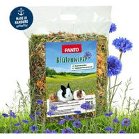 Produktbild von PANTO Blütenwiese Heu mit Blüten rohfaserreiches Grundfutter für Kaninchen Hamster und Nager 6x 750g