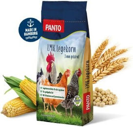PANTO Hühnerfutter Legemehlkorn LMK 25 kg – Gekörntes Alleinfuttermittel für Hühner ohne tierisches Protein - 25 kg – Bild 1 von 6