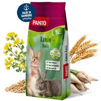 Produktbild von PANTO Kanin Basis Kaninchenfutter für Zucht und Mast mit Luzernegrünmehl 25 kg vegan und ohne tierisches Protein - 25 kg