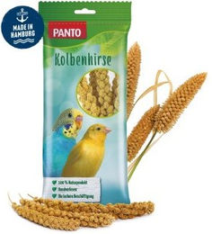 PANTO Kolbenhirse naturbelassen für Wellensittiche und Kanarienvögel 18 x 100 g - 18 x 100 g – Bild 1 von 6