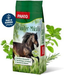 PANTO Kräutermüsli mit Wisan-Lein Pferdefutter 20 kg zur Unterstützung von Verdauung und Atemwegen - 20 kg – Bild 1 von 8