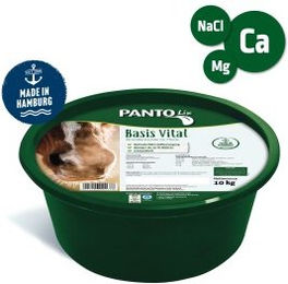 Panto LIX Mineralleckschale Basis Vital für Pferde 10kg Mineralstein mit Spurenelementen - 10 kg – Bild 1 von 2