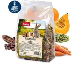 PANTO Naturgenuss getreidefrei Hauptfutter für Kaninchen ohne tierisches Protein 5x600 g - 5 x 600 g – Bild 1 von 6