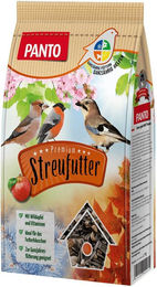 PANTO Premium Streufutter für Wildvögel mit Wildapfel, Sonnenblumenkernen, Nüssen und Rosinen, 4 x 1,7 kg - 1,7 kg – Bild 1 von 8