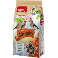 Produktbild von PANTO Premium Streufutter für Wildvögel mit Wildapfel, Sonnenblumenkernen, Nüssen und Rosinen, 4 x 1,7 kg - 1,7 kg