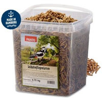 Produktbild von Panto Soldatenfliegenlarven getrocknetes Ergänzungsfutter für Wildvögel, Reptilien und Fische 750 g - 750 g