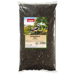 PANTO Sonnenblumenkerne schwarz 1 kg Wildvogel Futter Ganzjährig - 1 kg – Bild 1 von 5