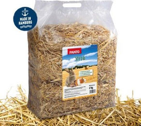 PANTO Stroh 2 kg – Entstaubtes Stroh für Kaninchen und Nager als Einstreu oder Nestbau - 2 kg – Bild 1 von 6