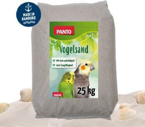 PANTO Vogelsand mit Anis und Muschelkalk für Wellensittiche, Papageien und Ziervögel 25kg - 25 kg – Bild 1 von 10