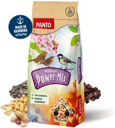 Panto Wildvogel-Power-Mix Streufutter für Wildvögel mit Sonnenblumenkernen Erdnüssen und Rosinen 20 kg - 20 kg – Bild 1 von 7