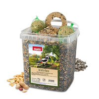 Produktbild von PANTO Wildvogel Winterbox mit Streufutter, Meisenknödeln und Meisenring 3 kg - 3 kg