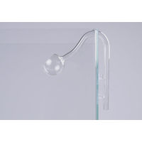 Produktbild von Papillon Glas Ein- und Auslass Lily Pipe Set Poppy für Aquarien 12/16 mm Transparent
