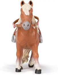 Papo Shetlandpony Figur mit Sattel – Bild 1 von 1