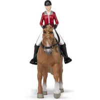 Produktbild von Papo Spielfigur Pferd mit Reiterin zum Reiten