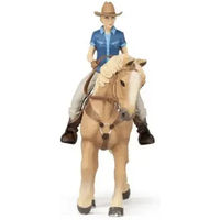 Produktbild von Papo Spielfigur Pferd Western mit Reiterin