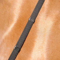 Produktbild von Passier Gurtzügel aus Leder mit Martingalschiebern und Lederstegen in Schwarz für Warmblut