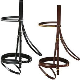 Passier Juno Trense aus Leder mit Edelstahlbeschlägen für Vollblut – Bild 1 von 4