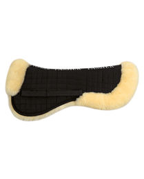 Produktbild von Passier Lammfell Pad Natur Schwarz mit Wolle