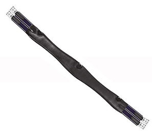 Passier Ledersattelgurt geschweift in Schwarz 120cm – Bild 1 von 2