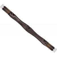 Produktbild von Passier Ledersattelgurt geschweift lang mit Elastik in Beige