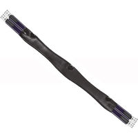 Produktbild von Passier Ledersattelgurt geschweift lang mit Elastik in Schwarz 155 cm
