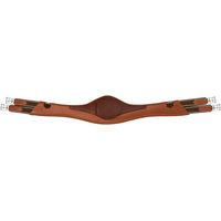 Produktbild von Passier Sattelgurt aus Leder mit breitem Gurtzentrum Langgurt Teak 145 cm