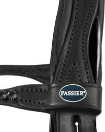 Passier Shadow Trense anatomisch aus Leder für Vollblut in Schwarz – Bild 1 von 3