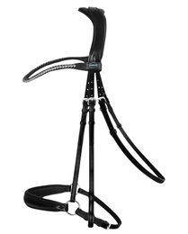 Produktbild von Passier Trense Confidence Black mit Clear Crystals aus Edelstahl