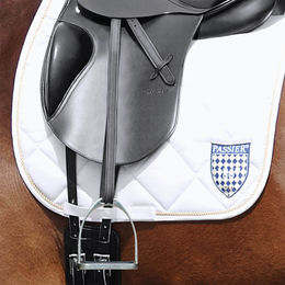 Passier Velvet Touch Steigbügelriemen aus Leder mit Nyloneinlage Schwarz 140 cm – Bild 1 von 4