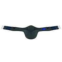 Produktbild von Passierblu Protect Ledersattelgurt mit Stollenschutz Schwarz 135 cm