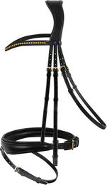 PassierBlu Spirit Trense anatomisch aus Leder für Warmblut in Havanna – Bild 1 von 4