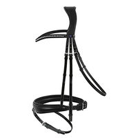 Produktbild von Passierblu Spirit Trense anatomisch englisch kombiniert aus Leder für Warmblut